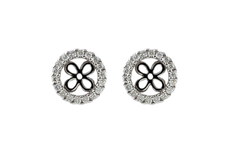 A242-58297: EARRING JACKETS .30 TW (FOR 1.50-2.00 CT TW STUDS)