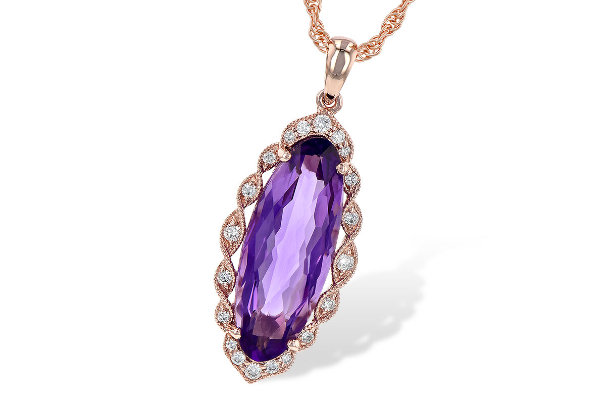 A245-34651: NECK 3.60 AMETHYST 3.74 TGW