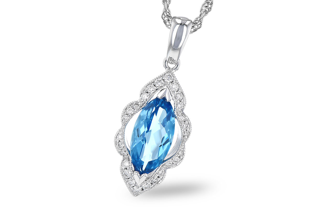A328-06533: NECK 1.26 BLUE TOPAZ 1.37 TGW