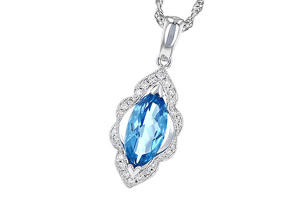 A328-06533: NECK 1.26 BLUE TOPAZ 1.37 TGW