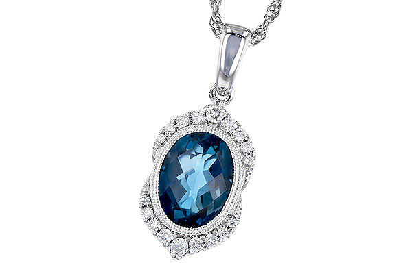 A328-08342: NECK 1.96 LONDON BLUE TOPAZ 2.10 TGW