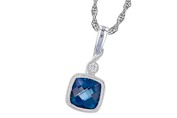 A328-91006: NECK 1.05 LONDON BLUE TOPAZ 1.07 TGW