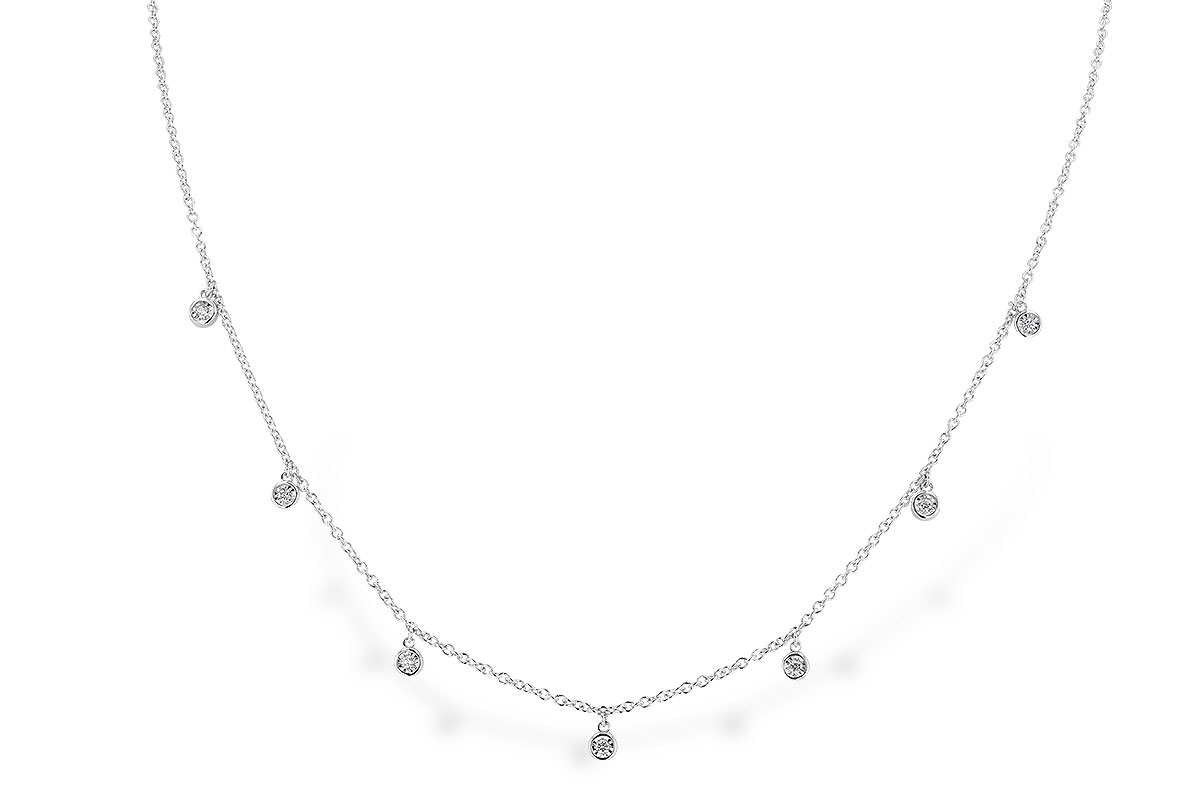 A328-91988: NECKLACE .12 TW (18")