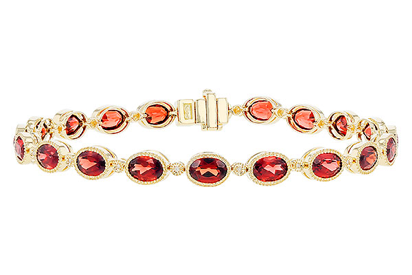 A328-92879: BRACELET 9.22 TW GARNET 9.26 TGW