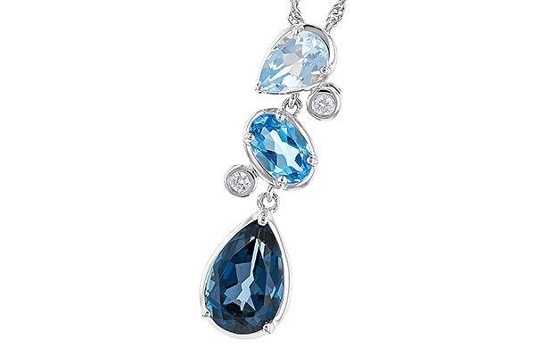 A328-93806: NECK 1.99 TW BLUE TOPAZ 2.02 TGW