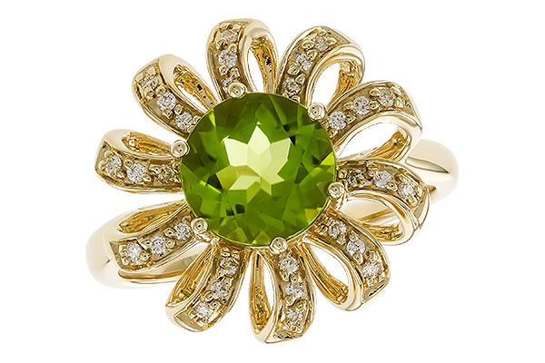 A328-95633: LDS RG 1.64 PERIDOT 1.75 TGW (8MM RD)