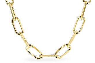 A328-96515: PAPERCLIP LG (24IN, 4.0MM, 14KT, LOBSTER CLASP)