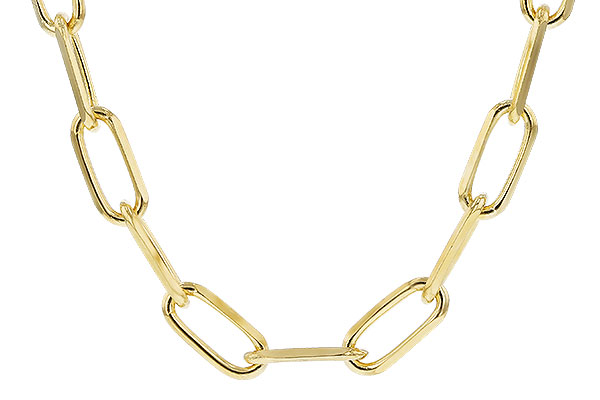 A328-96524: PAPERCLIP LG (8IN, 4.0MM, 14KT, LOBSTER CLASP)