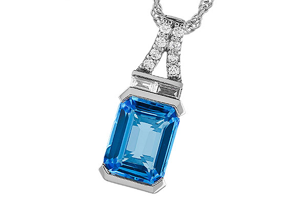 A328-97397: NECK 2.64 LONDON BLUE TOPAZ 2.80 TGW (9x7MM BT)