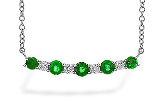 A328-98315: NECK .43 TW EMERALD .55 TGW