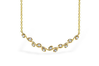 A329-89224: NECKLACE .25 TW (18")