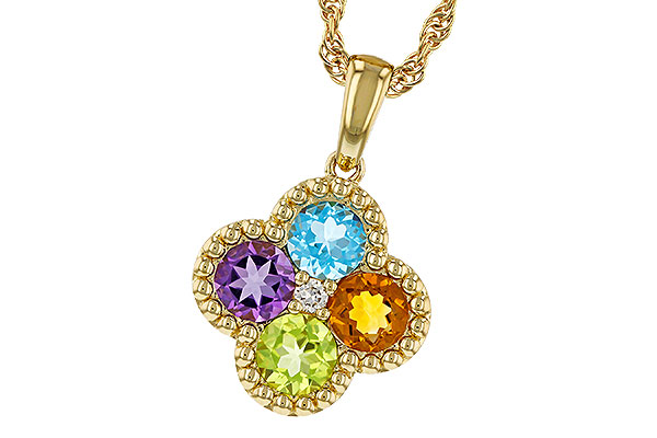 A329-90142: NECKLACE 1.26 SEMI-PREC (AMY,BT,CIT,PER) 1.29 TGW