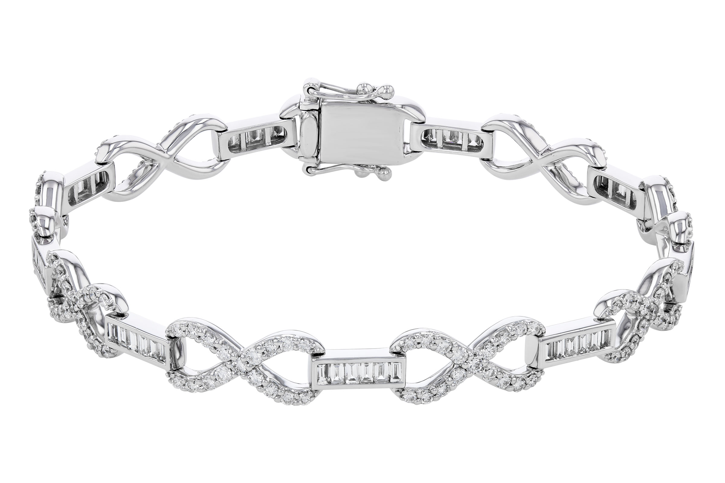 A330-74697: BRACELET 1.00 TW BAG 2.45 TW (7")