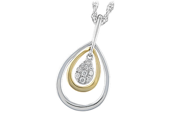 B238-94724: NECKLACE .04 TW