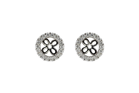 B242-58288: EARRING JACKETS .24 TW (FOR 0.75-1.00 CT TW STUDS)