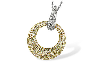 B244-39260: NECK 1.64 YELLOW DIAS 1.90 TW