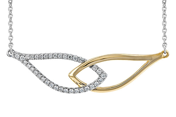 B244-44660: NECKLACE .33 TW