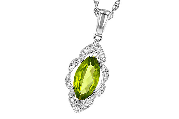 B245-32888: NECK .94 PERIDOT 1.05 TGW