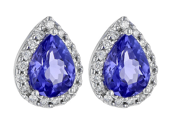 B245-32897: EARR 1.15 TW TANZANITE 1.32 TGW