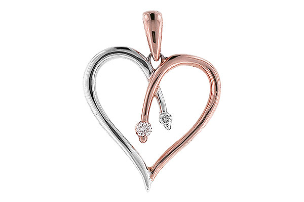 B328-04724: D061-67387 MADE IN PINK & WG .04 TW