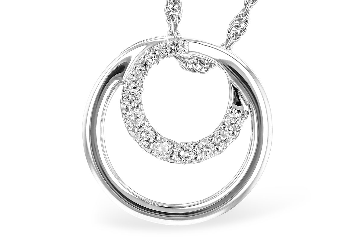 B328-06515: NECKLACE .15 TW