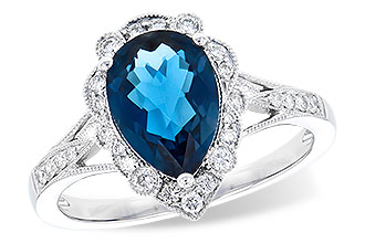 B328-06533: LDS RG 2.25 LONDON BLUE TOPAZ 2.47 TGW