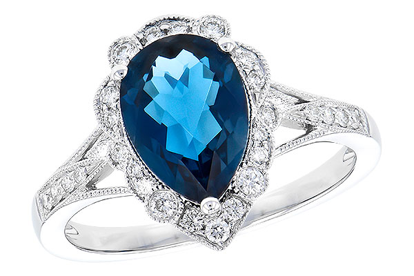 B328-06533: LDS RG 2.25 LONDON BLUE TOPAZ 2.47 TGW