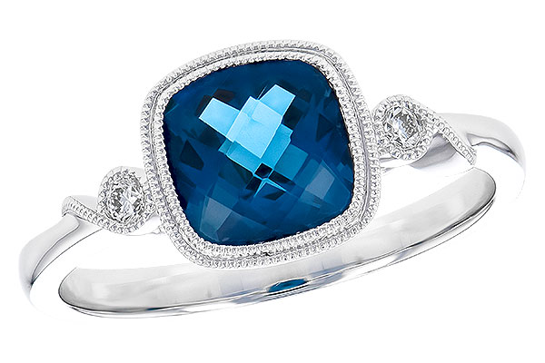 B328-91006: LDS RG 1.70 LONDON BLUE TOPAZ 1.75 TGW