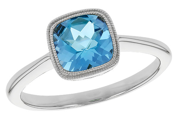 B328-97369: LDS RG 1.45 CT SWISS BLUE TOPAZ