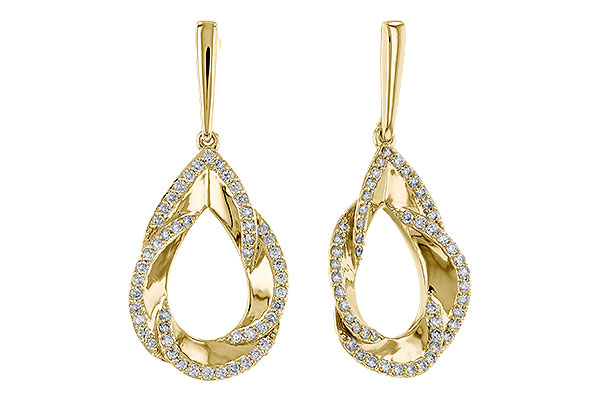 B329-83806: EARRINGS .50 TW