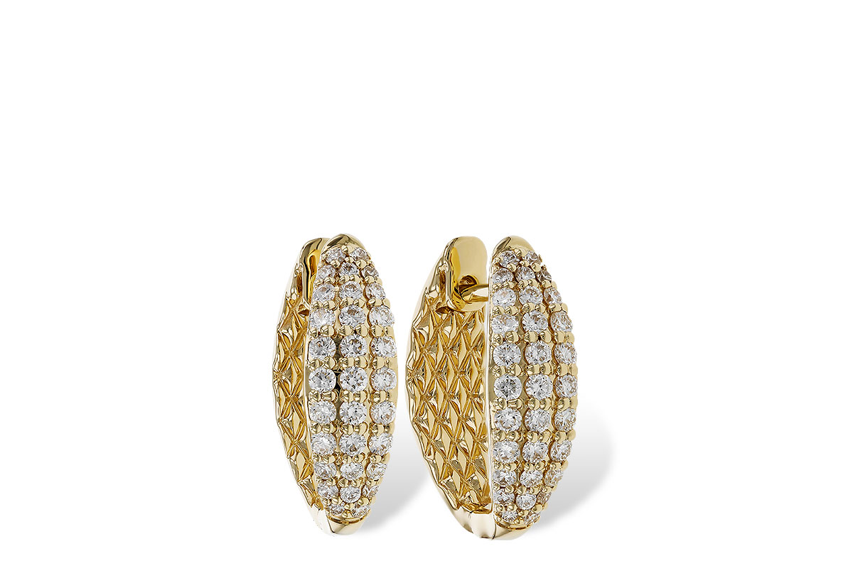 B329-85597: EARRINGS .50 TW