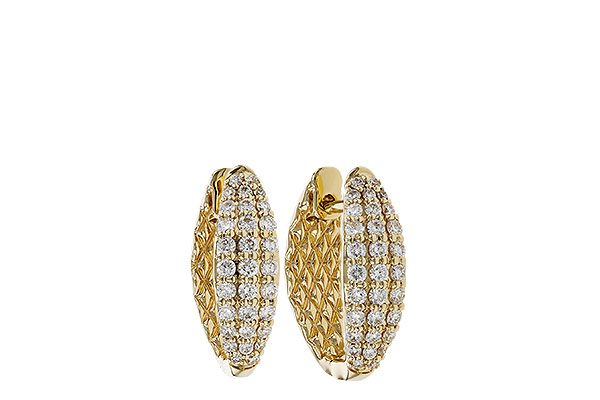 B329-85597: EARRINGS .50 TW