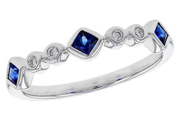 B329-86460: LDS WED RG .25 SAPPHIRE .30 TGW