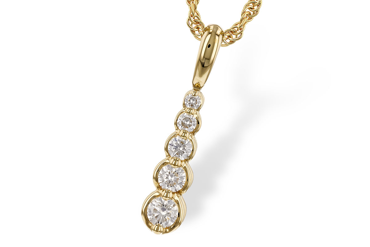 B329-87397: NECKLACE .25 TW