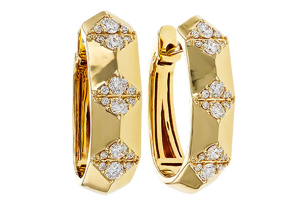 B329-88315: EARRINGS .50 TW