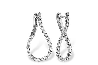 B329-88324: EARRINGS 1.00 TW