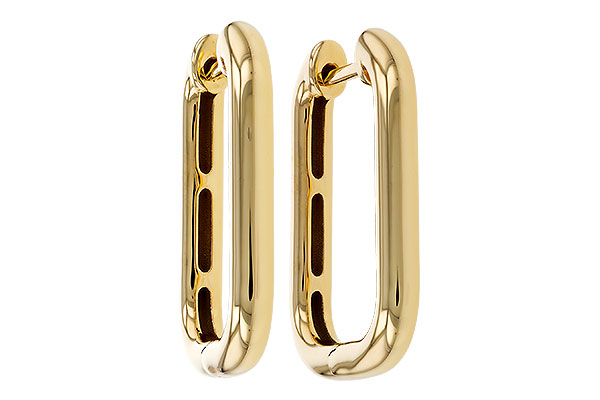 B329-88360: GOLD EARRINGS (23MM)