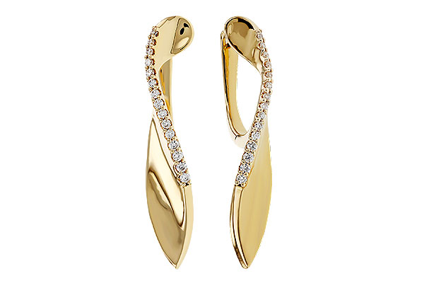 B329-89215: EARRINGS .18 TW