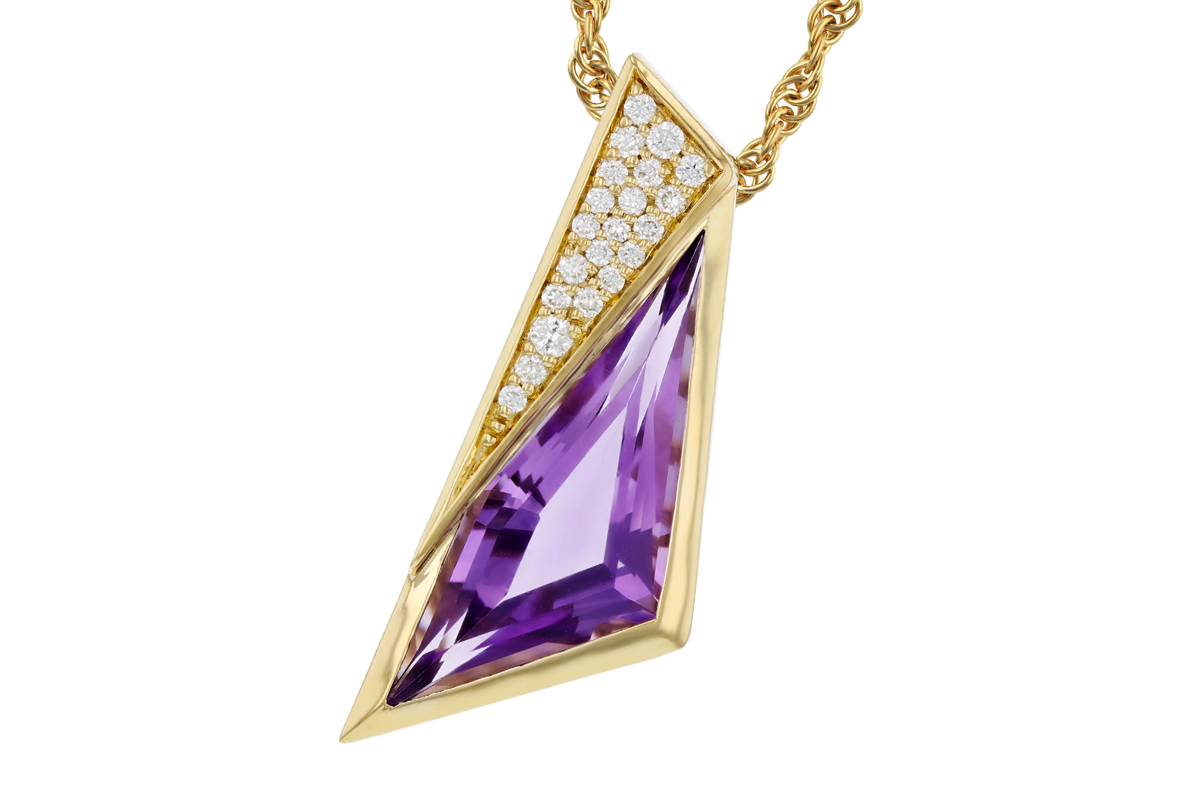 B330-74697: NECKLACE 2.24 AMETHYST 2.33 TGW