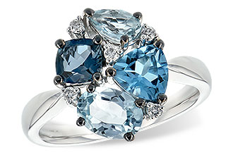 C244-37369: LDS RG 2.57 BLUE TOPAZ 2.65 TGW