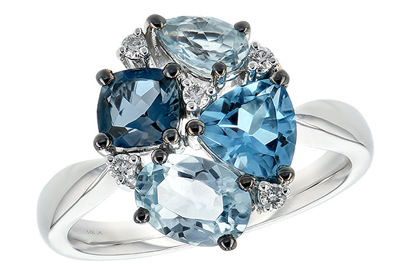 C244-37369: LDS RG 2.57 BLUE TOPAZ 2.65 TGW