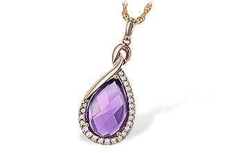 C244-44724: NECK 3.91 AMETHYST 4.10 TGW