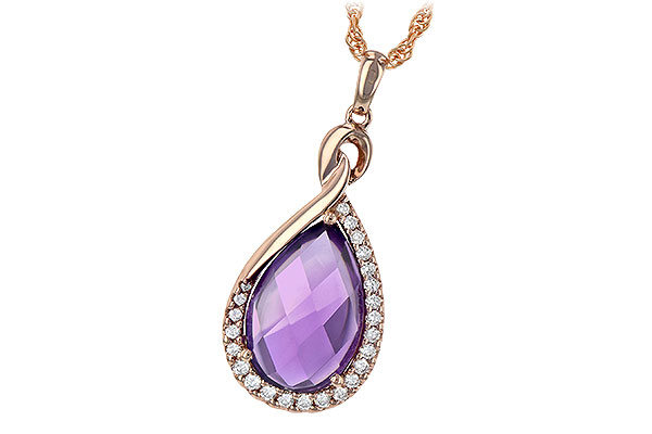 C244-44724: NECK 3.91 AMETHYST 4.10 TGW