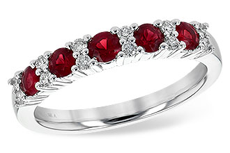 C245-28360: LDS WED RG .66 RUBY .83 TGW