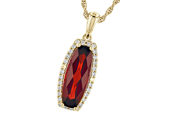 C328-01978: NECK 1.75 GARNET 1.87 TGW