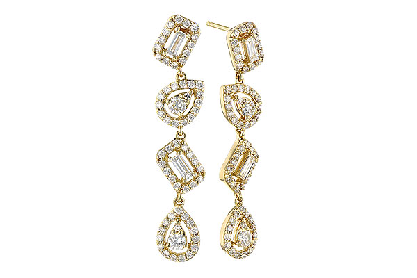 C328-03751: EARR .12 TW BAGUETTES .70 TW