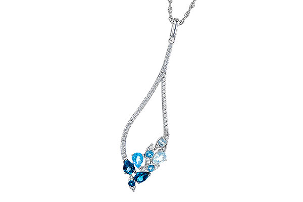 C328-03769: NECK .82 BLUE TOPAZ 1.05 TGW