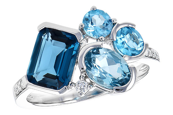 C328-06497: LDS RG 3.08 BLUE TOPAZ TW 3.15 TGW