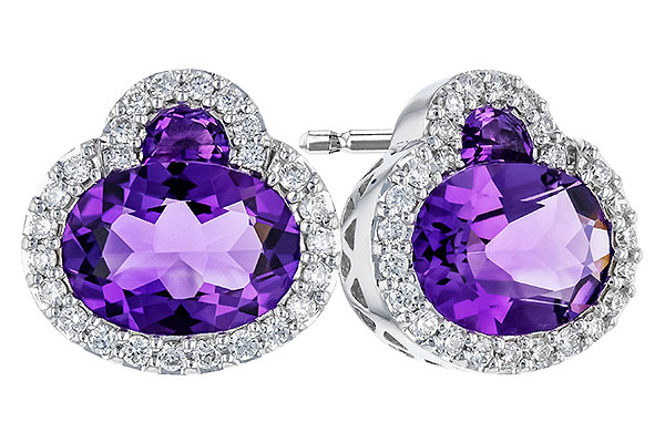 C328-91951: EARR 1.99 TW AMETHYST 2.20 TGW