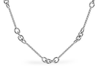 C328-96533: TWIST CHAIN (0.80MM, 14KT, 8IN, LOBSTER CLASP)